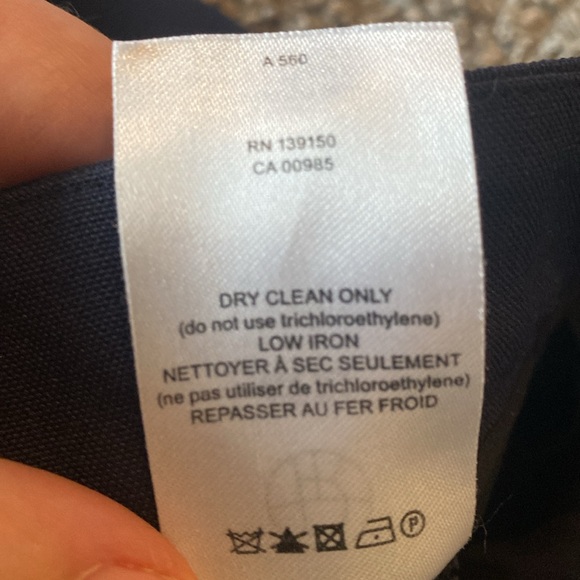 The Row 100% Silk Navy Blue Wide Leg Trouser Pants, Women’s 8 - Picture 11 of 16